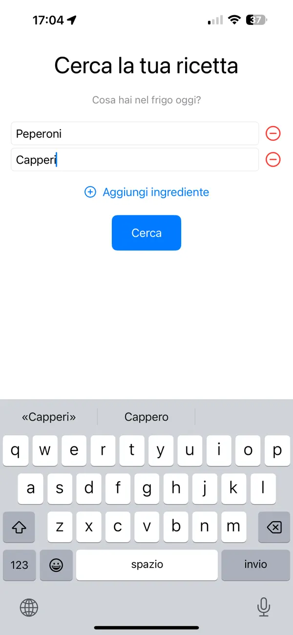 Screenshot #2 pour Cosa Cucino Oggi