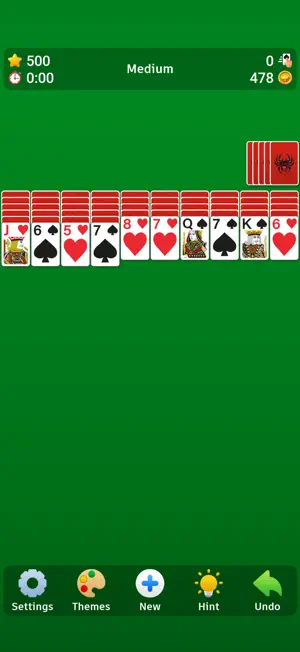 Spider Solitaire` screenshot 1