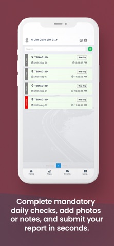 VERACITY Fleet Driver screenshot