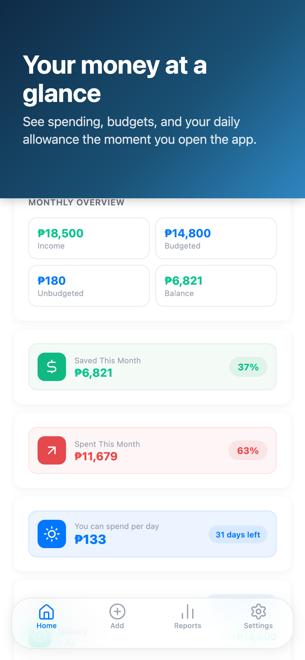 Tack: Budget & Expense Tracker screenshot 4