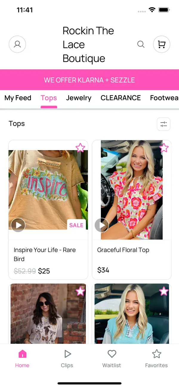 Screenshot #1 pour Rockin The Lace Boutique