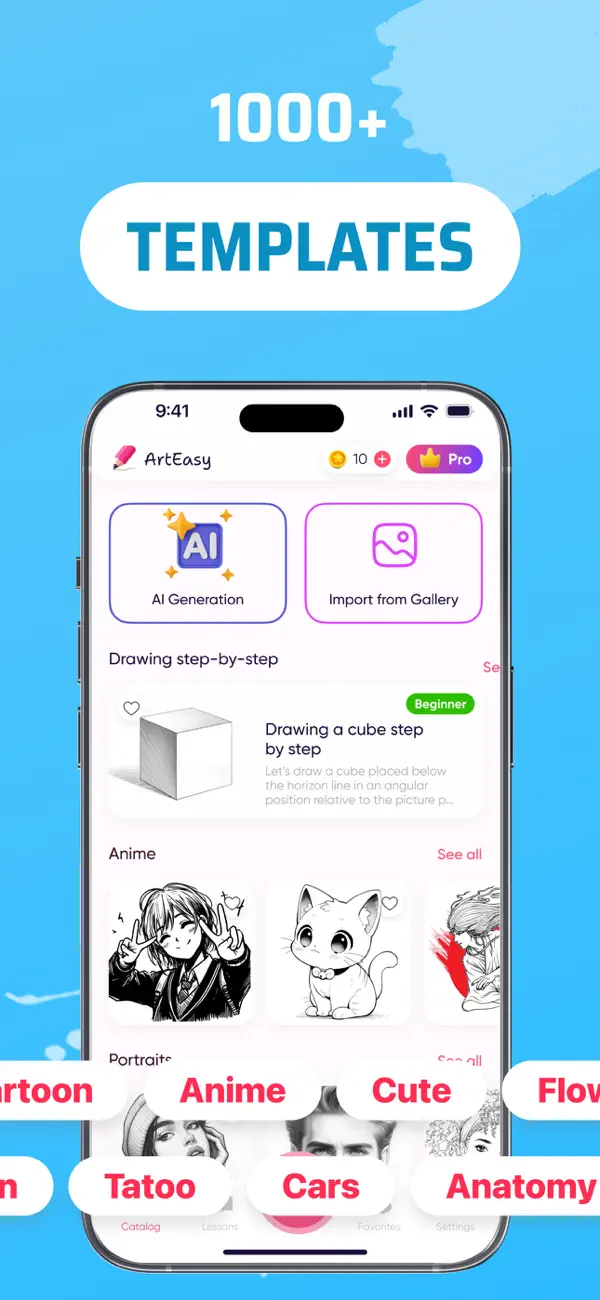 #4. AR Drawing Sketch AI - ArtEasy (iOS) 由: AI Art Apps