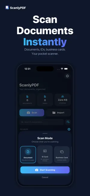 Scanly - PDF Scanner screenshot 1