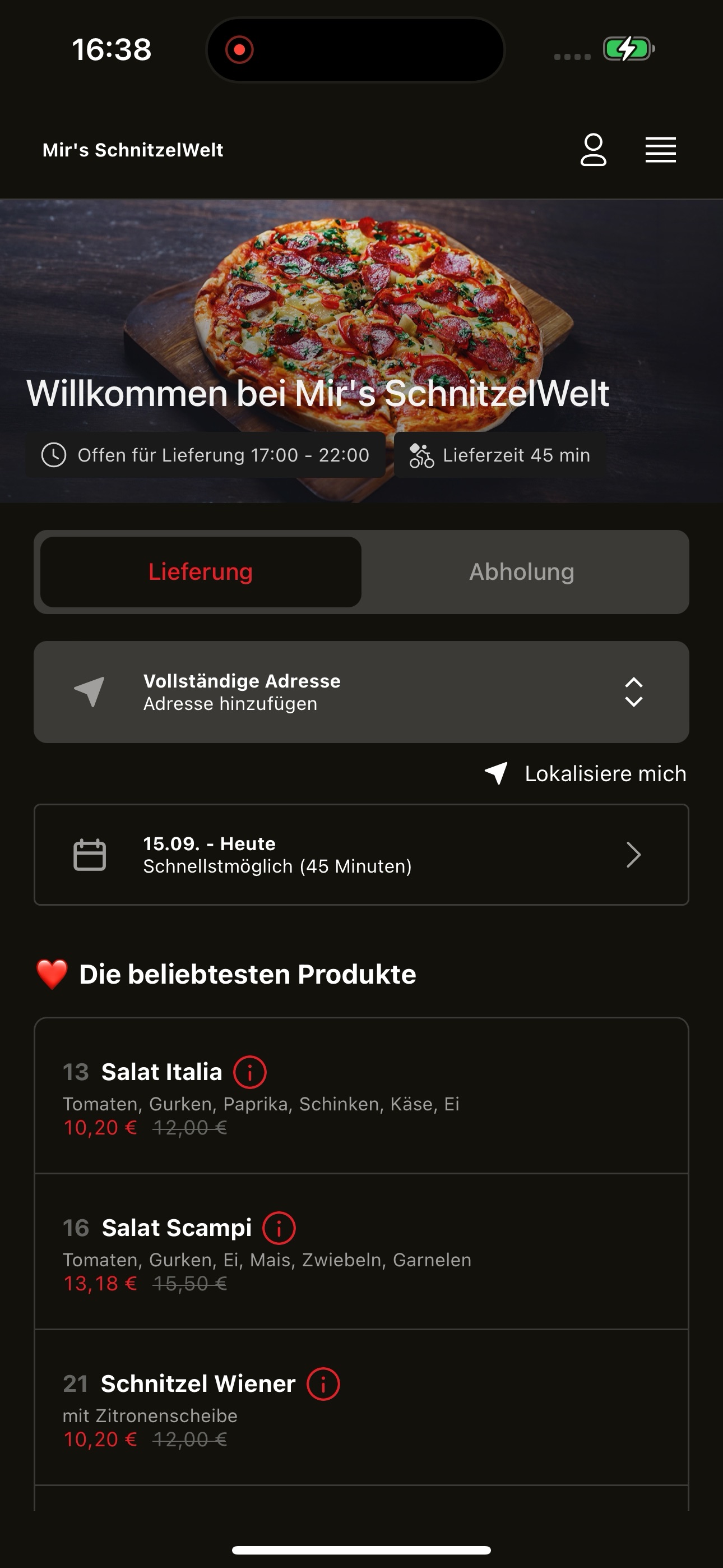 Screenshot 1 of Mir's SchnitzelWelt