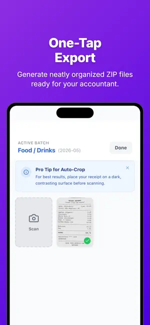 Receipt Scanner & Exporter screenshot 4