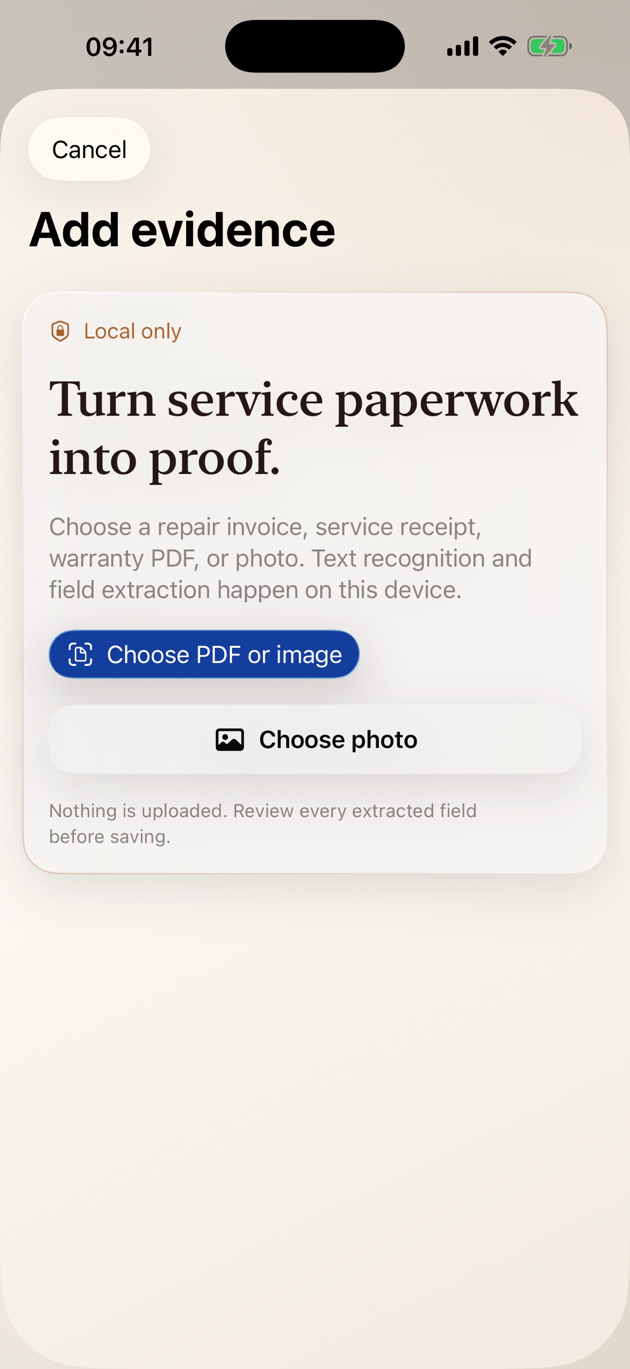Screenshot 2 of AutoDossier AI