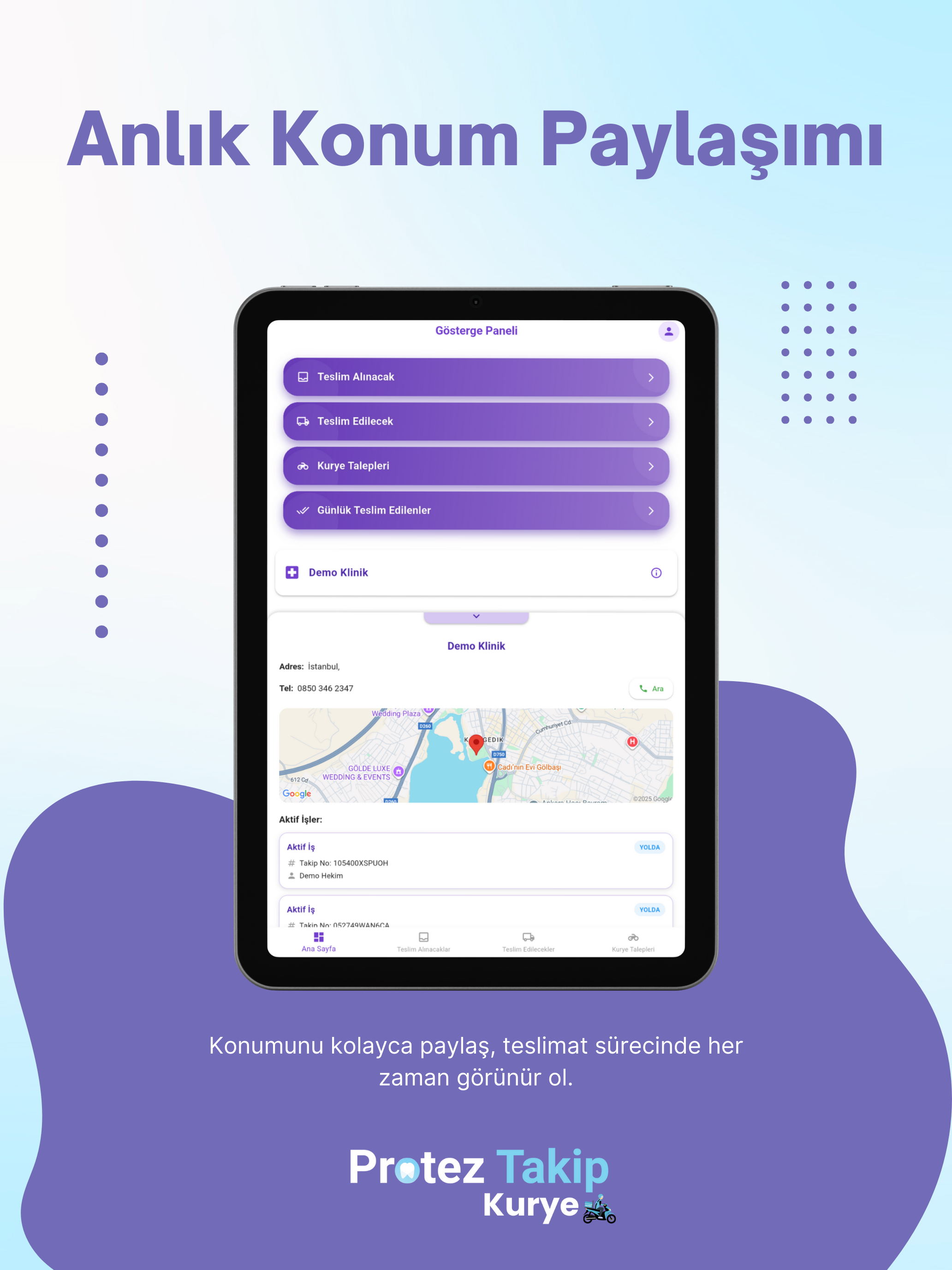 Protez Takip Kurye