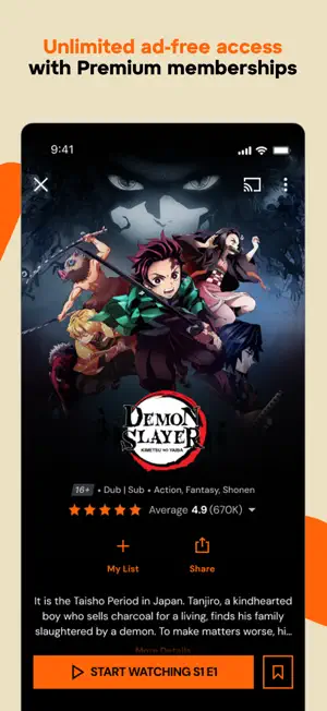 Crunchyroll screenshot 3