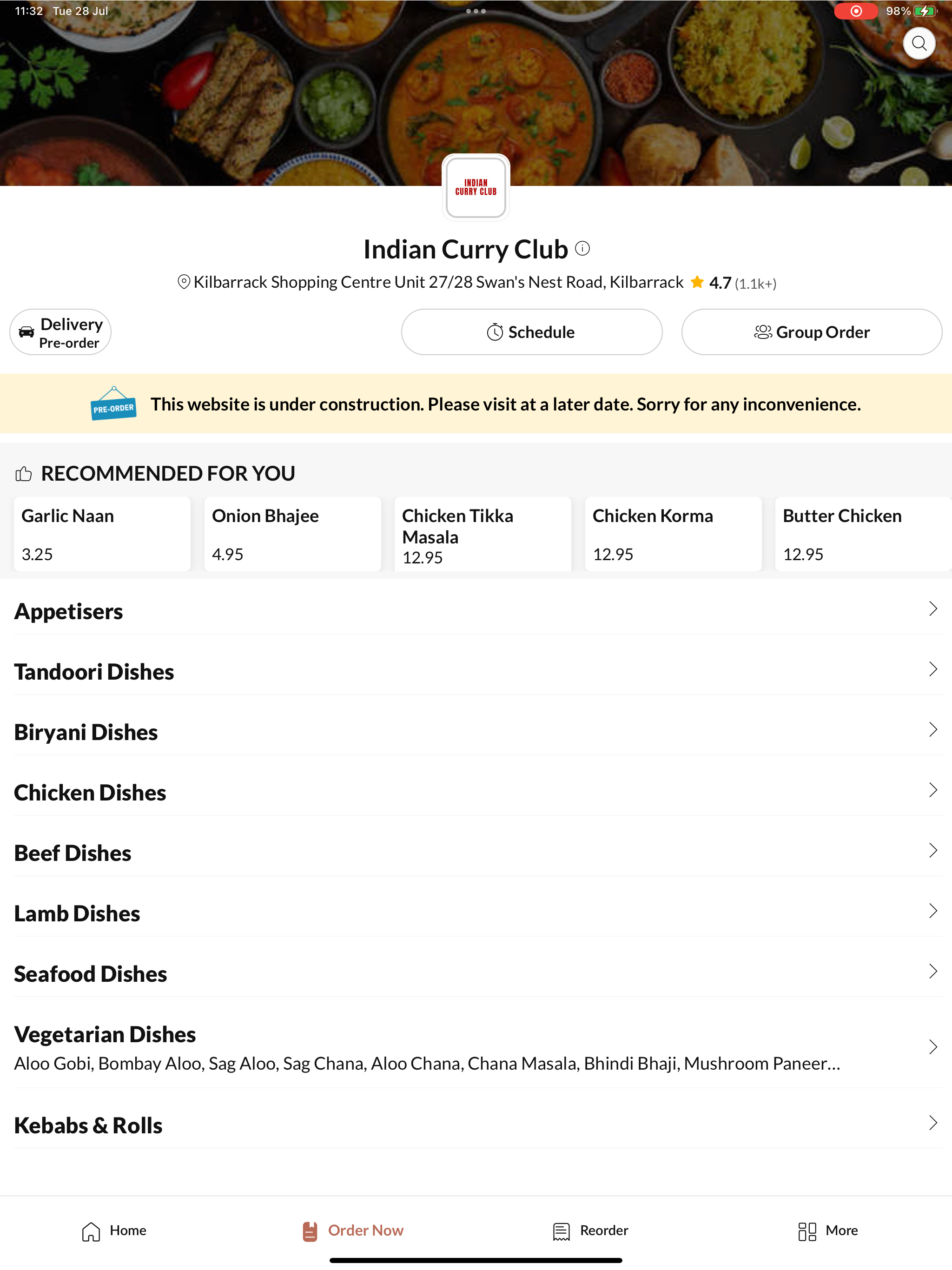 Indian Curry Club screenshot 6