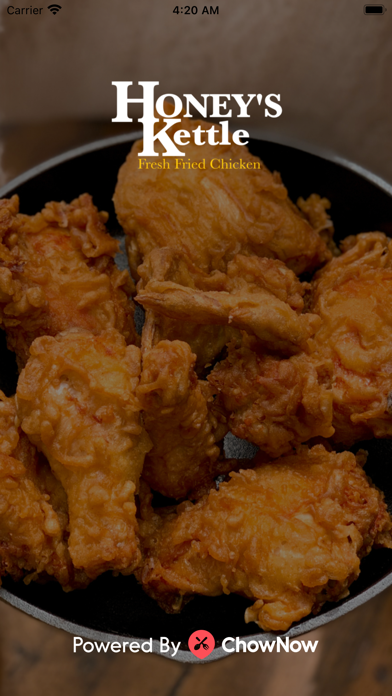 Honeys Kettle Fried Chicken iPhone screenshot 1 - Food & Drink app