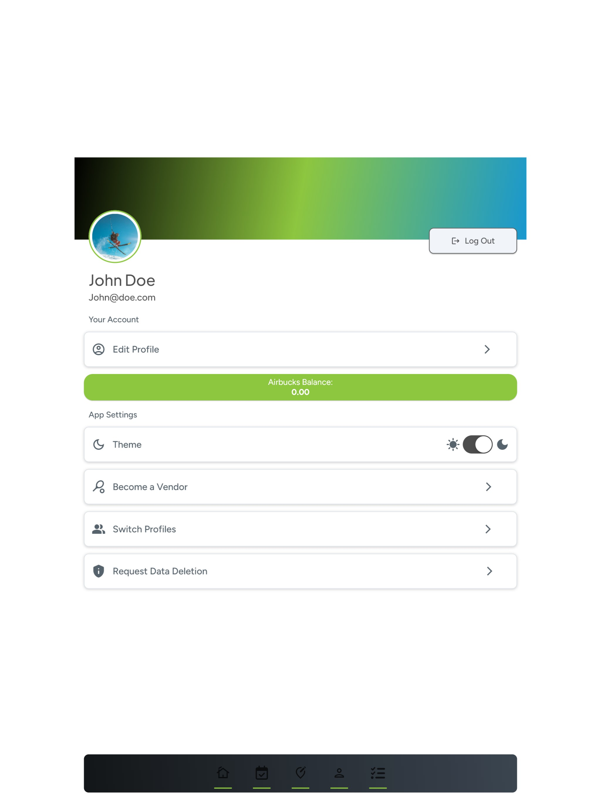 UP Bookings App