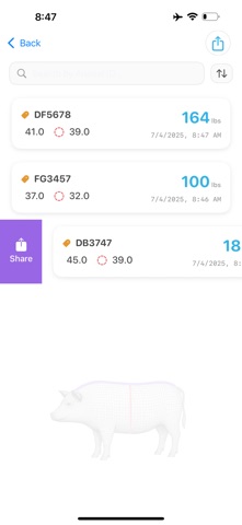 Pig Weight Pro Screenshot 2 of 4