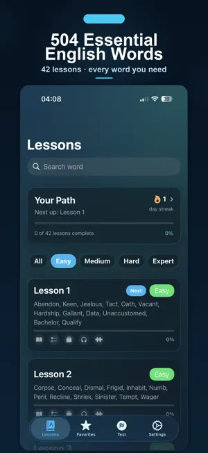 LexiLearn 504 screenshot 2