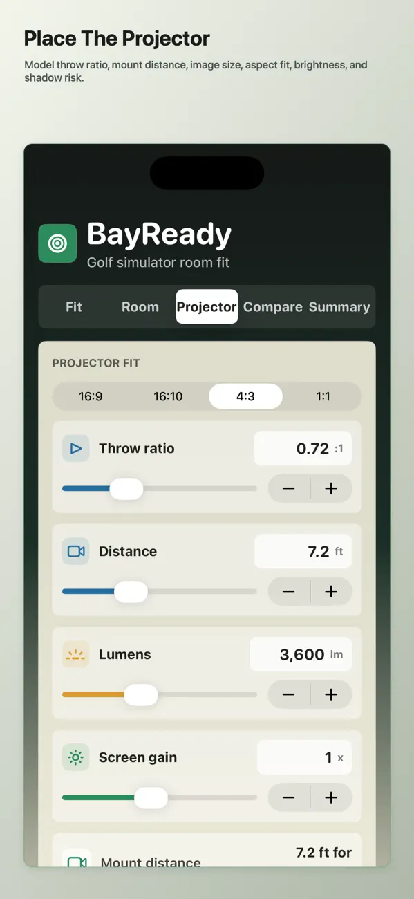 Screenshot #2 pour BayReady Golf Simulator
