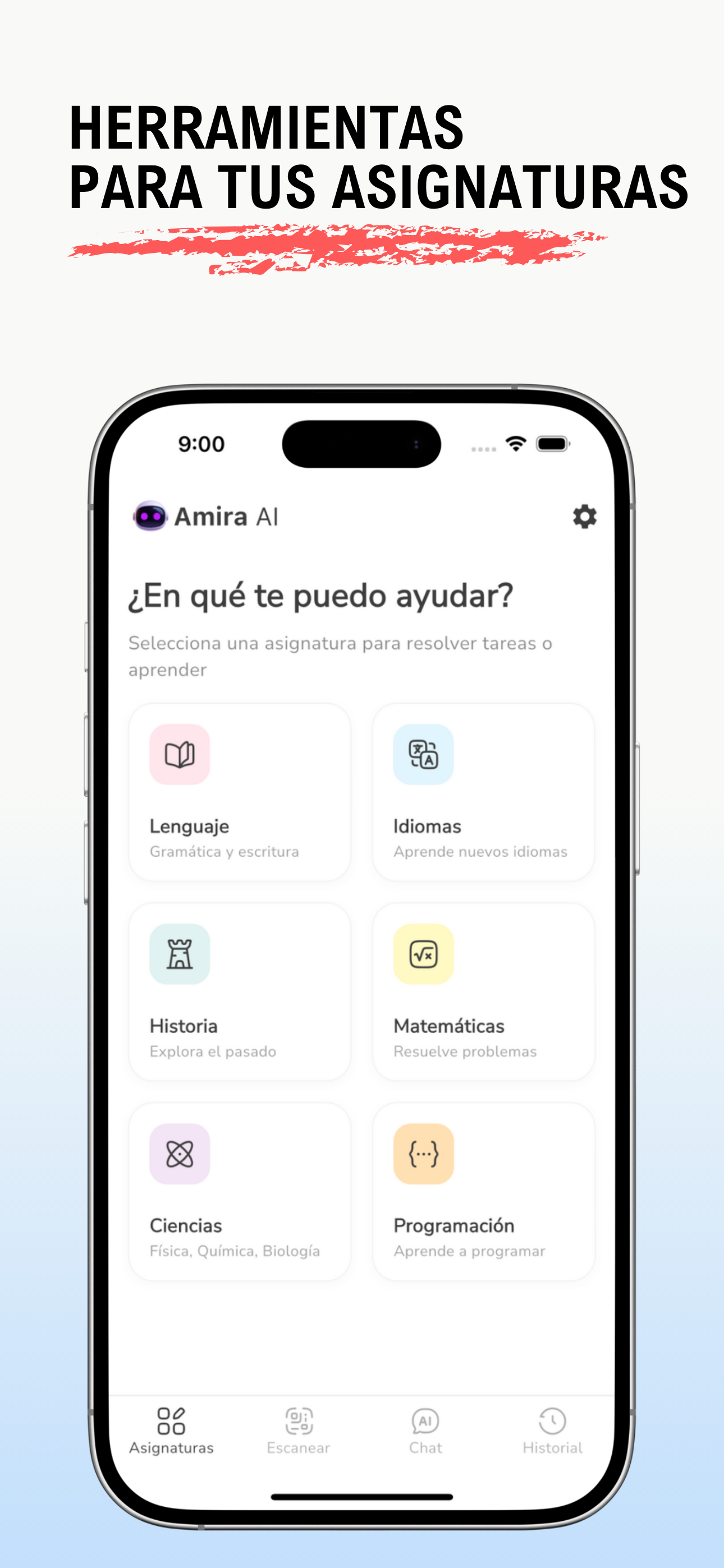 Amira: Ayudante de tareas IA
