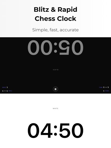 Chess Clock – Tournament Timer iPad screenshot