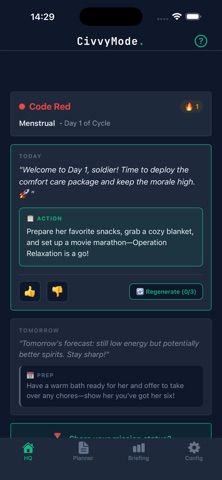 CivvyMode: Her Period Tracker screenshot
