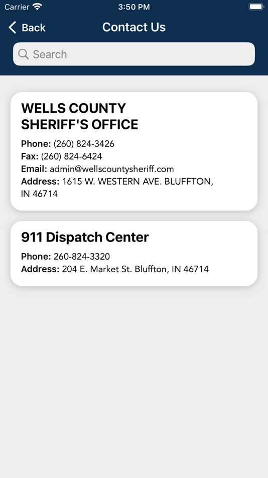 #3. Wells County Sheriff IN (iOS) 由: Wells County Sheriff's Office (IN)