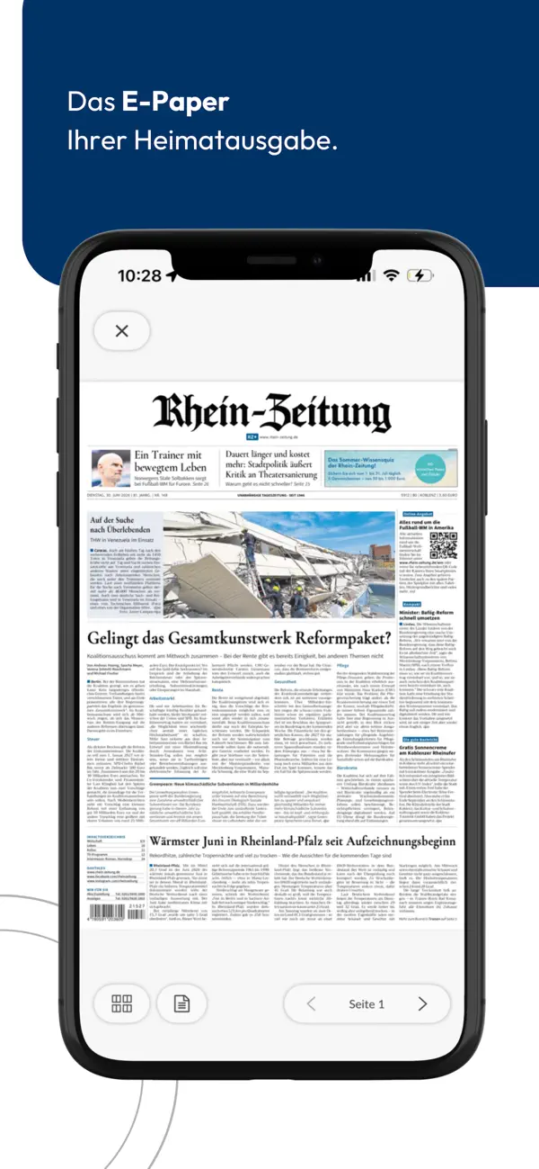 Screenshot #2 pour Rhein-Zeitung E-Paper & News