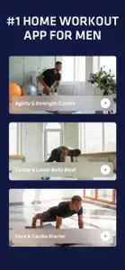 Men's Home Workout Tracker Pro screenshot #1 for iPhone