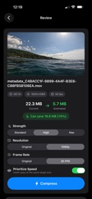 Video Compressor: HEVC Shrink screenshot