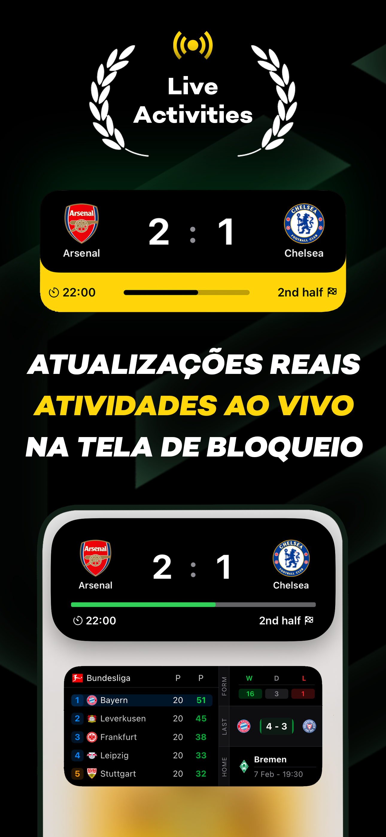 Sportify · Placar Ao Vivo