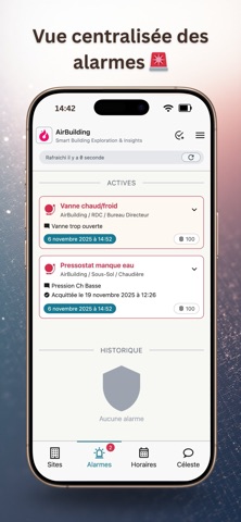 AirBuilding: Analytics screenshot