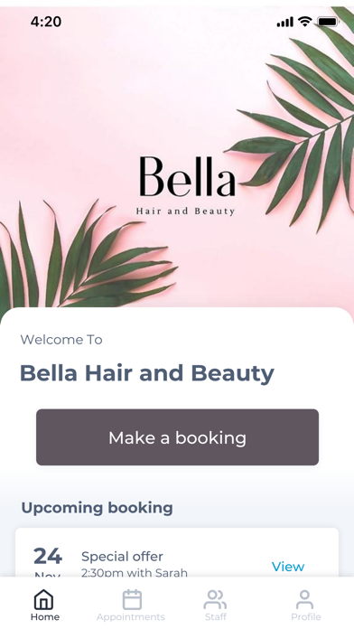 Bella Hair and Beauty Screenshot