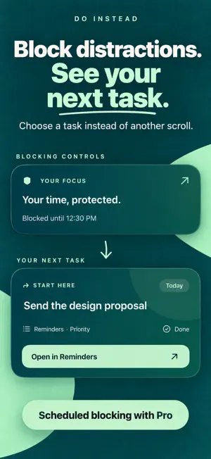 Do Instead: App Blocker screenshot 1