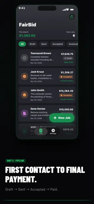 FairBid: Contractor Estimating screenshot 4