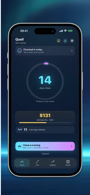 Quell: Quit Vaping & Pouches screenshot 1