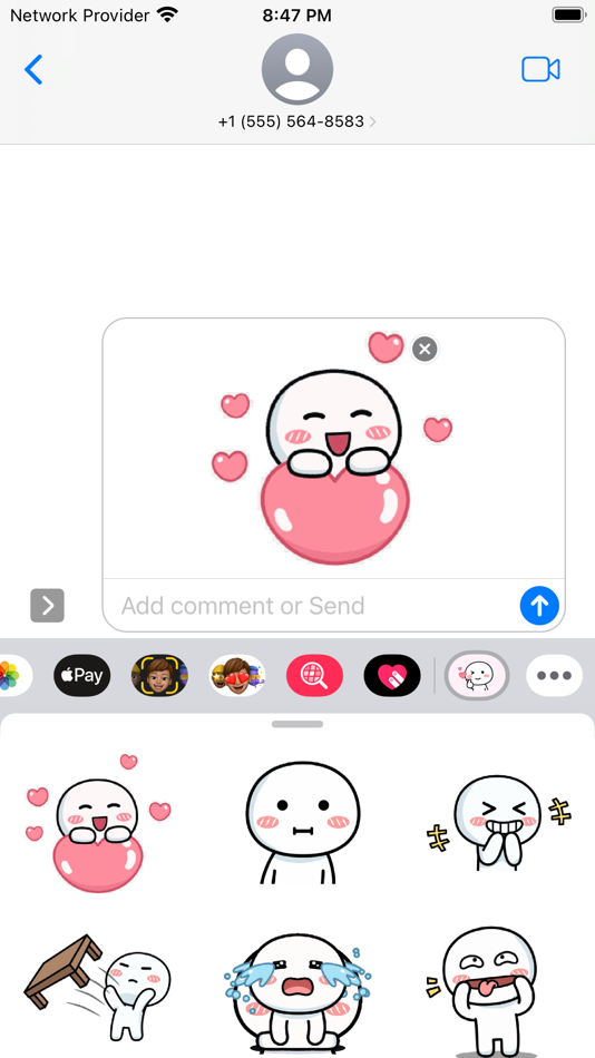 Animated Dudu Love Stickers - 1.0 - (iOS)