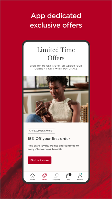 Clarins - Skincare and Makeup iPhone screenshot 4 - Shopping app