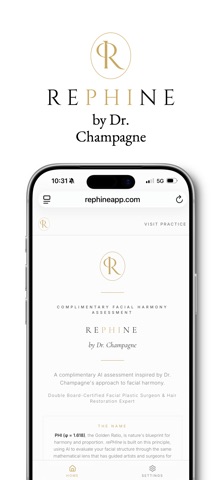 Rephine by Dr. Champagne iPhone screenshot