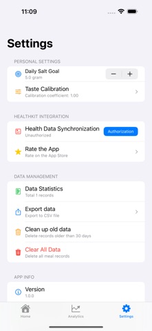 SaltTrack: Salt Intake Tracker Screenshot 5 of 7