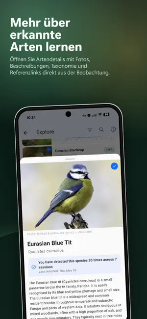 BirdNET Live iPhone screenshot 5