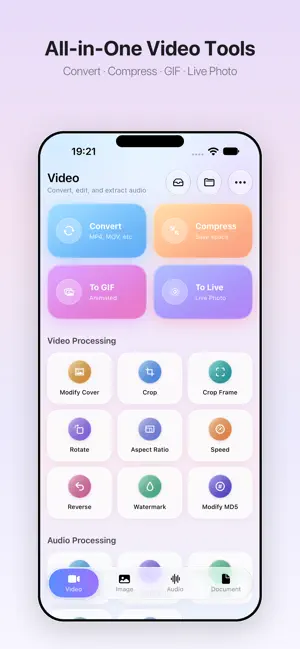 Media Converter: Video to MP3 screenshot 1