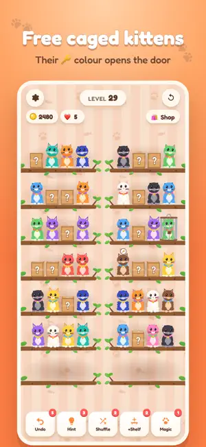 Cat Sort Puzzle screenshot 2