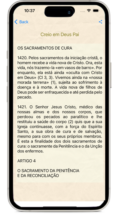 Catecismo da Igreja Católica Screenshot