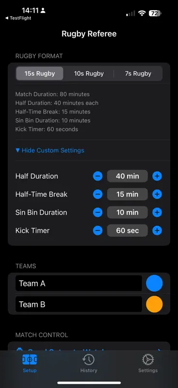 Better Rugby Ref V2 screenshot 3 of 3