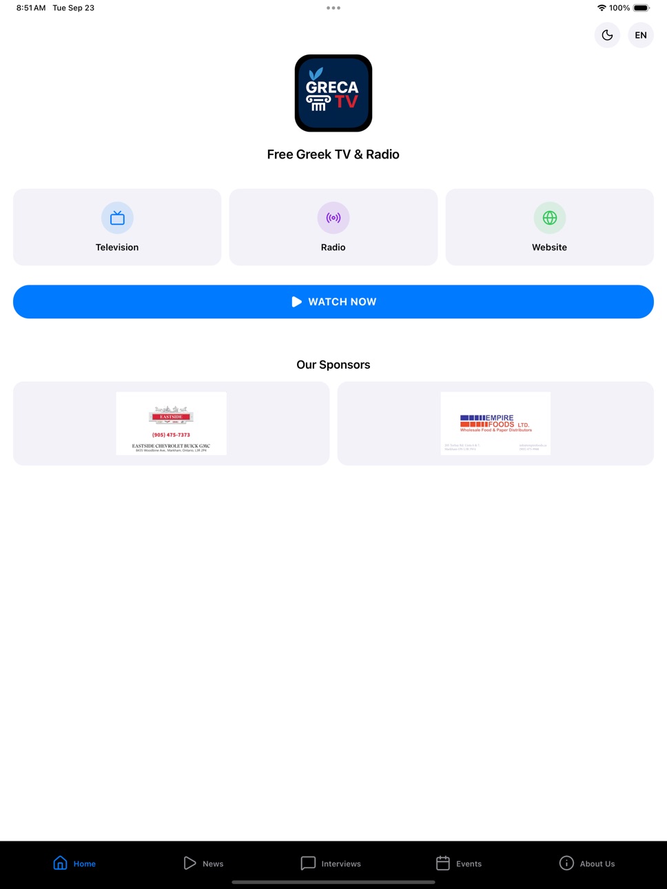 iPad screenshot