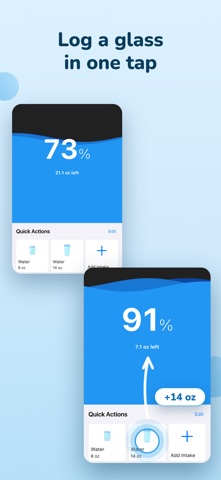 Daily Water Tracker & Intake Screenshot 2 of 6