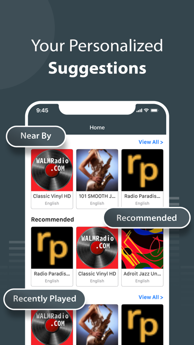 Radio Tuner - Live FM Stations Screenshot