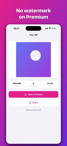 GIF Maker: Video, Photo & Loop iPhone screenshot