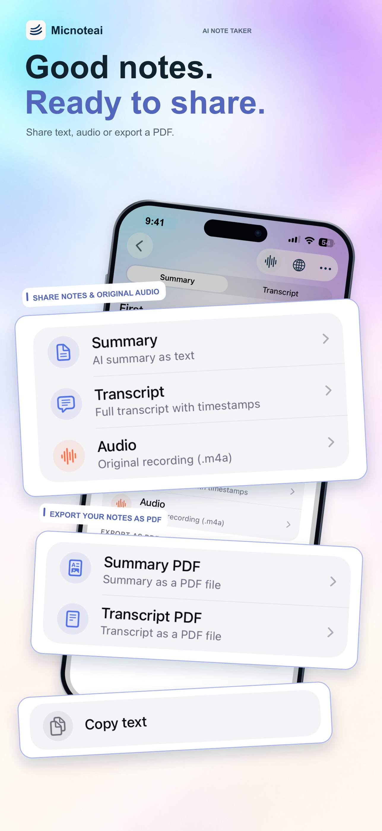 Screenshot 8 of AI Note Taker - Micnoteai