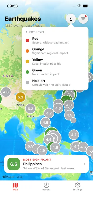 Earthquake Network screenshot 4 of 6