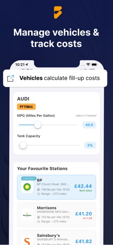 Fuel prices uk screenshot