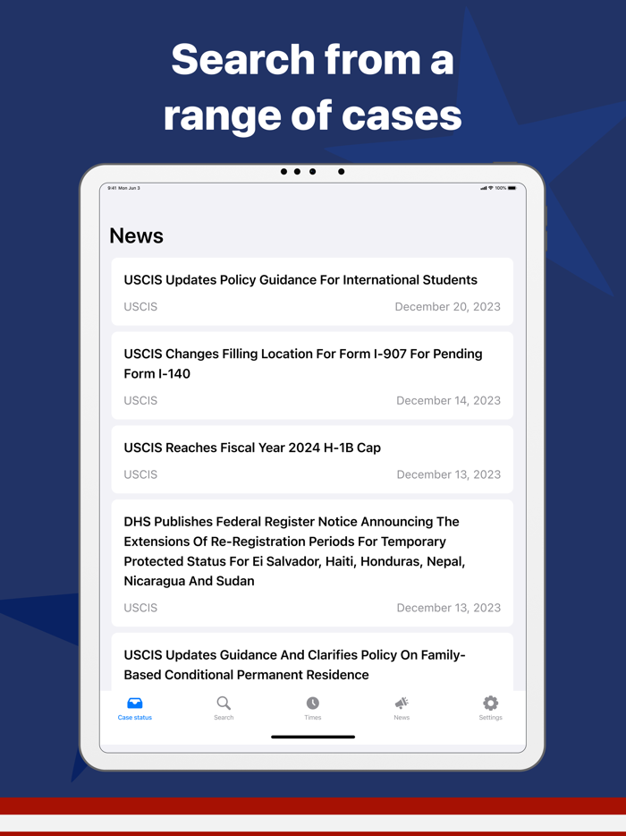 Case Tracker for USCIS Citizen