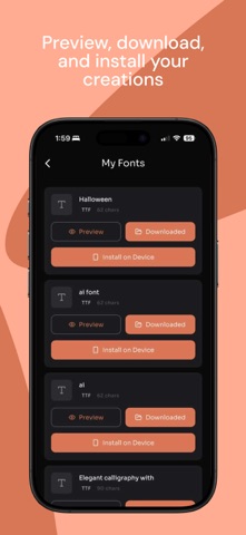 AI Font Generator - Font Maker screenshot