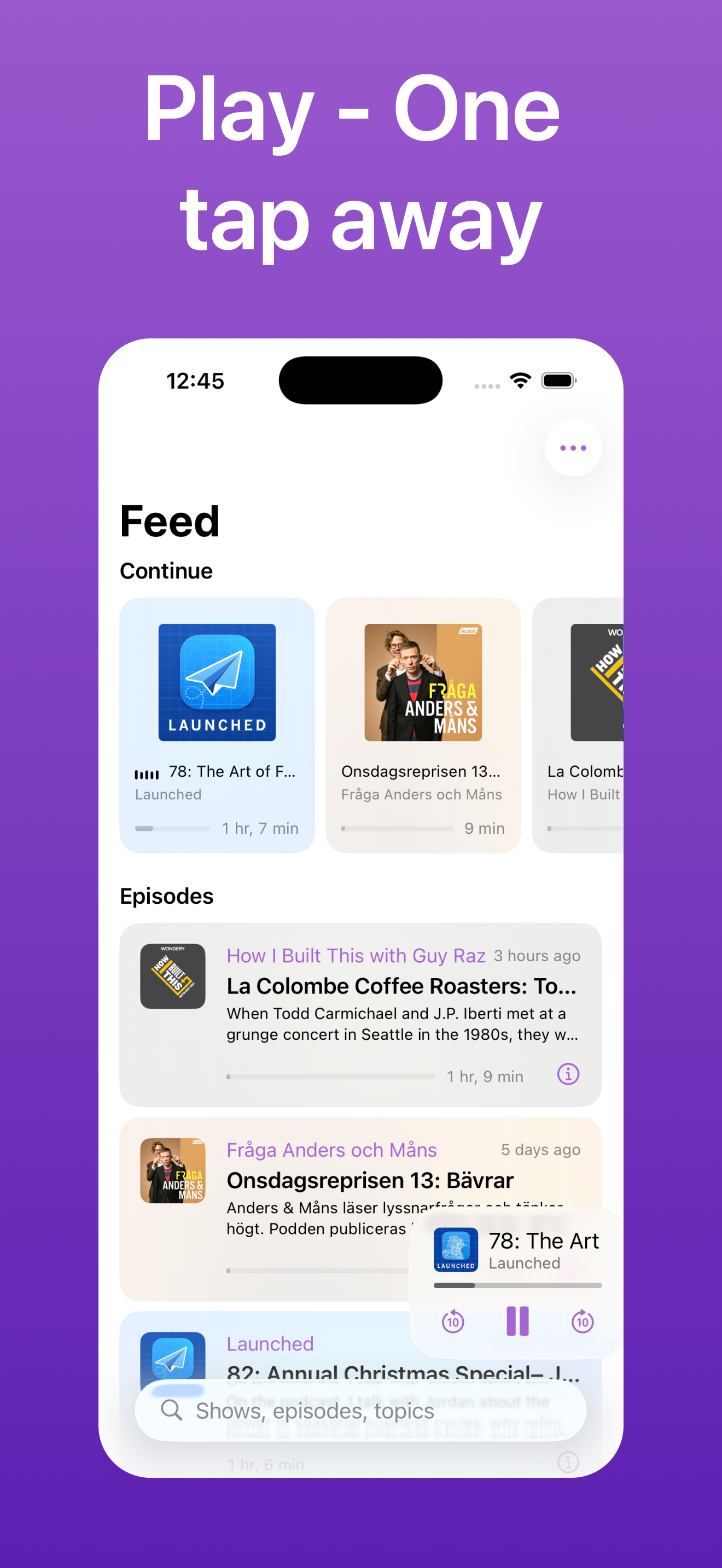 Lysten: Podcast Player